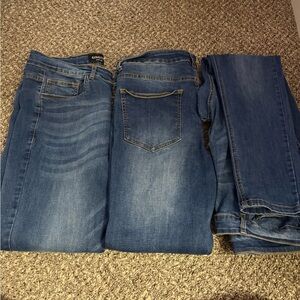 EUC / NWOT GINGTTO BUNDLE OF 3 pair of 36/28 mens jeans